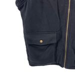 Gear for Sports  cotton reversible quilted black vest L gold zipper outdoor layer Photo 1