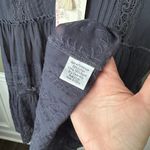 Johnny Was  Love Navy Eyelet Tunic Dress - Small NWT Photo 5