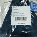 Free People  Oh Scuba Bralette Midnight Cowboy New Small Photo 2