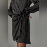 Lost + Wander  Chase The Night Wrap Dress Size S Black Photo 3