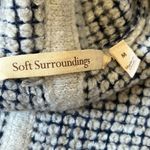 Soft Surroundings Caressa waffle knit open front cardigan gray lagenlook Size M Photo 6