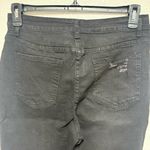 SheIn Black Distressed Skinny Jeans Photo 3