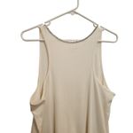 Lane Bryant Embellished Rhinestone Scoop Neck Rib Knit Cream Tank Top Size 18/20 Photo 4