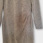 Lauren Ralph Lauren Charcoal Gray Long Sleeve Knit Dress – Size 14 Black Photo 4