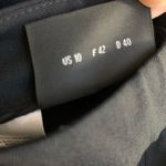 Akris Maria Black Wool Stretch Side Zip Trousers Size 10 Photo 5