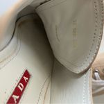 Prada  Beige Nude Patent Leather Low top Sneakers Photo 6