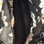 MS Basic Women’s Black Floral Romper Sz L. 7029 Size L Photo 1