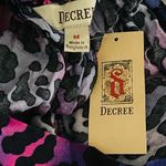 Decree  Cheetah print shorts with elastic waist pull on & pockets womens Photo 3