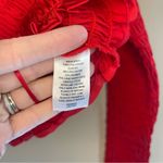 Open Edit  long sleeve top in a bold, vibrant red! Size Small Photo 2
