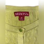 Merona light green cable knot 3/4 length sleeve cardigan Photo 2