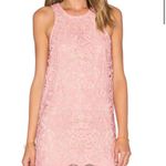 Lovers + Friends Pink Lace Shift Dress Photo 0