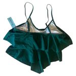 Emerald Green Women's Swim Top Size L Photo 2