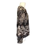 Classiques Entier Classique Entier Black Beige Baroque Floral Lace Long Sleeve Top Women's Size XL Photo 2