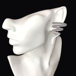 TAXCO Sterling Silver Zig Zag Clip On Earrings *Coordinates w/ Tiffany Necklace Photo 13