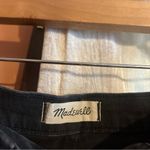 Madewell High-Rise Denim Shorts Lunar Wash Black Dark Gray Raw Hem NEW Size 28 Photo 2