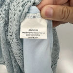 Hello Molly  Girls in Spain Blue Eyelet Lace Sleeveless‎ Maxi Dress Size Small Photo 9