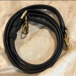 Henri Bendel  Black Caviar Leather ShoulderBag to Crossbody Strap w Gold Hardware Photo 9