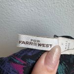 Vintage Lindsey Roscoe Made In USA Farr West Abstract Bodysuits Size Medium Blue Photo 6