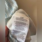 BCBGeneration  NWOT Variegated Striped Blue & White‎ High Waisted Shorts Size L Photo 6