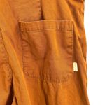 Urban Outfitters Orange Cotton Pants Womens 34 Crop Relaxed Fit Mid Rise Casual Photo 3