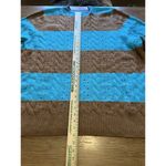 Torrid Plus Vegan Cashmere Teal Pointelle Pullover Henley Rainbow Patch Photo 6