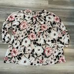 Karl Lagerfeld Paris, XL blouse, Very Stretchy, zipper back, Bow Detail on neck, pit to pit is 25, length is 26 Photo 0