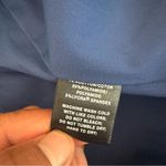 Lafayette 148 Royal Blue Cotton Blend Robe mini Dress w/ Elastic Waist sz M Size M Photo 6