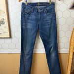 7 For All Mankind Medium Wash Kimmie Straight-Leg Jeans - Size - 27 Photo 6