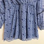 ZARA  Blue  Print romper SZ M.  NEW Photo 4