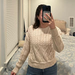 525 America  Knit Cable Sweater Photo 0