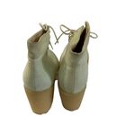 Vagabond  Canvas Off White Platform Lace Up Boots Sz 39 NEW Photo 7