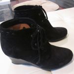 via spiga Fedora Black Suede Booties - Sz 8 Photo 0