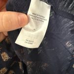 Lucky Brand  Women’s XL Navy Patterned Short Sleeve Top Photo 2