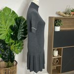 Juicy Couture • wool blend short sleeve sweater dress pleat peplum hem Photo 1