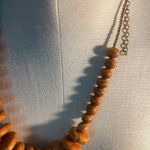 Edge  necklace chunky orange basketball disc jewelry lobster clasp necklace OS Photo 4