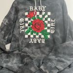 Jerzees  “Baby Girl” Rose Graphic Pullover Hoodie  Photo 0