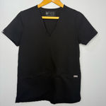 FIGS  Casma Top and Livingston High Waist Pants Set Black |  XS Photo 0