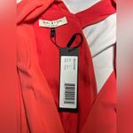 Halston Heritage  Coral Sleeveless Asymmetrical dress | 10 NWT Photo 10