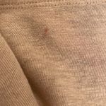 J Jill Linen Artsy V Neck Oatmeal Long Sleeve Cardigan button up size SMALL Tan Photo 6