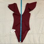 Derek Lam  10 Crosby Ruffle Sleeve Swimsuit Photo 12