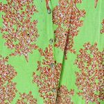 Quacker Factory  Rhinestones Button Front Short Sleeve‎ Cardigan Green Orange 1X Photo 3