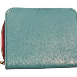 Relic  by Fossil Turquoise and Pink Bi-color Faux Leather Wallet Photo 0