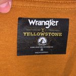 Wrangler Western Yellowstone Mountain Dutton Ranch Bull Skull Long Sleeve Top Photo 7