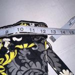 Vera Bradley Retired Baroque Bucket Bag Purse Drawstring Closure Black Yellow Photo 8