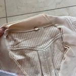 Free People  NWT $108 Sz XL Ivory Longsleeve Sweater Photo 2