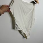 ZARA NWT Massimo Dutti White One Piece Open Back Swimsuit Size Large Photo 3