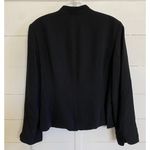 Pendleton Petite Blazer Jacket Women's 16P Black Zip Front Career Work NWT Photo 1