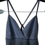 Lululemon Blue To Grey Hombre Strappy Back Yoga Fitness Athletic Tank Top Size 6 Photo 2
