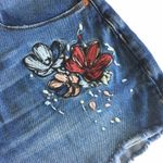 BLANK NYC new ★ Festival Floral Embroidery Denim Cut Off Shorts ★ Inside Joker 30 Photo 9