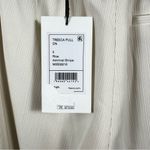 Theory  Women’s Treeca Admiral Stripe Pull On Pants In Rice Off-White 0 NWT Photo 3